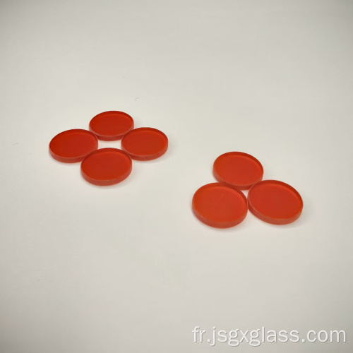 Filtre optique en verre jaune orange CB580 GG590 0-58